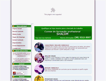 Tablet Screenshot of agenciashalom.com.br